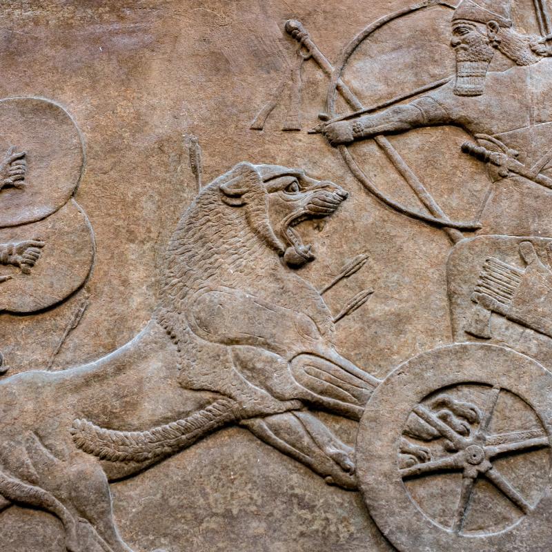 Assyrian Lion Hunt reliefs